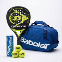 Комплект сак EVO COURT S DARK BLUE + Dunlop 700 CTRL 2.1 + топки COURT PADEL