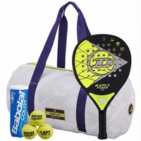 Комплект Cак за падел PACKABLE DUFFLE PADEL + COURT PADEL + Dunlop Rapid Power 2.0