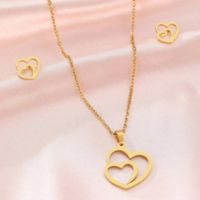 Комплект колие и обеци 