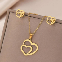 Комплект колие и обеци 