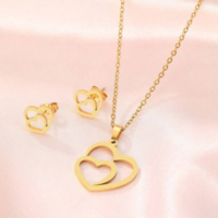 Комплект колие и обеци 