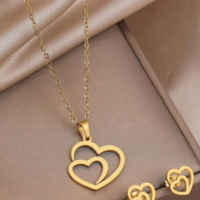 Комплект колие и обеци 