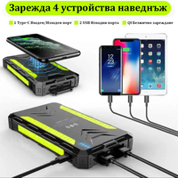 Слънчева акумулаторна батерия / Solar Power Bank 20000 mAh