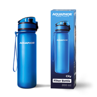 Филтрираща бутилка „AQUAPHOR City“ с филтър за 150 литра, 500 ml. Синя
