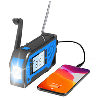 Multifunctional Emergency Radio EV-003 with Headphone Jack-blue