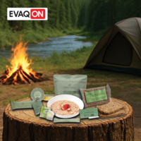 Breakfast Ration pack with Granola Strawberry muesli (dehydrated dish)