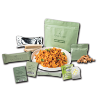 Main meal Ration pack with pasta Bolognese (dehydrated dish)