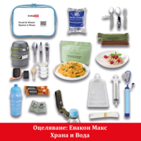 Комплект за оцеляване - Евакон Макс за земетресения, пожари, войни, бедствия