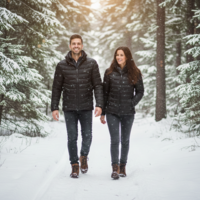 Мъжко яке с 16 нагряващи зони - черно