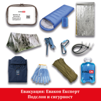 Комплект за евакуация - Евакон Експерт, за земетресения, пожари, войни, бедствия