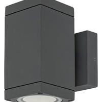 Двоен външен аплик Buffalo – минималистичен антрацитен дизайн с GU10 осветление