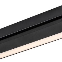 LED релсово осветление – 12W, топло бяло 3000K, черен алуминий