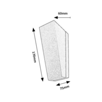 Модерен външен LED аплик Temse 3W – стилно фасадно осветление с IP65 защита
