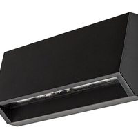 Компактен черен LED аплик Ibar 3W – модерно фасадно осветление с топла светлина