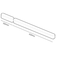 LED драйвер за релсово осветление – 180W, 230V, черен пластмасов корпус