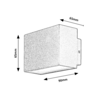Външен LED аплик Mataro 7W – елегантен минимализъм за фасадно осветление