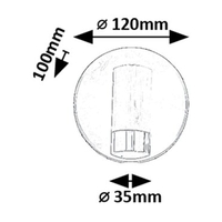 LED спот за баня с естествена бяла светлина