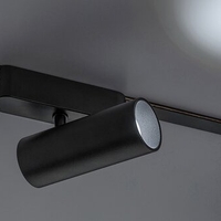 Смарт LED релсов спот – 9W, регулируема цветна температура 2700–5500K, Wi-Fi управление, черен алуминий