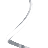 Елегантна настолна LED лампа в сив цвят – 3500K–4500K, 200 lm