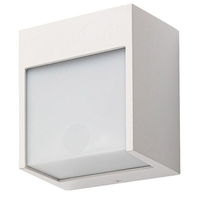 Модерен бял LED аплик Balimo 12W – стилно фасадно осветление с естествена светлина