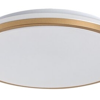 LED осветително тяло за баня 18W, IP44, Ø340 мм, златен корпус