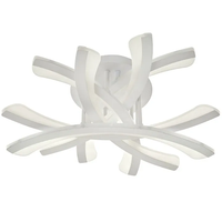 Бял LED полилей 120W с дистанционно