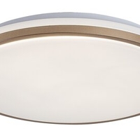 LED осветително тяло за баня 18W, IP44, Ø340 мм, златен корпус