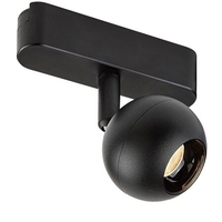 Модерен LED релсов спот – 5W топло бяло 3000K, стилен черен алуминий