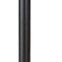 Външен градински LED стълб Odiel 12W с подвижна глава и топло бяла светлина