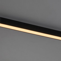 Смарт LED релсово осветление – 13W, регулируема цветна температура 2700–5500K, Wi-Fi, черен алуминий