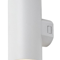 Външен LED аплик Urfa 18W в бял цвят – мощно и регулируемо фасадно осветление