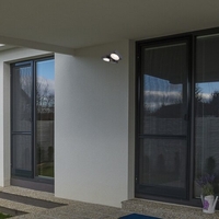 Модерен външен фасаден LED аплик Telde 14W с топло бяла светлина