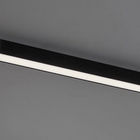 Смарт LED релсово осветление – 13W, регулируема цветна температура 2700–5500K, Wi-Fi, черен алуминий