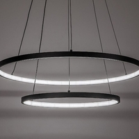 LED висящ полилей 75W, 7500 lm, димируем, променлива светлина 3000–6500K, с дистанционно