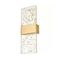 Модерен LED аплик 3W – мат злато и регулируема светлина от топло до студено бяло