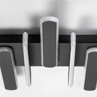 Модерен LED  плафон 46W с регулируема цветна температура – черен