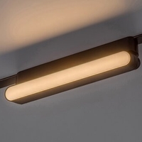 LED релсово осветление – 12W, топло бяло 3000K, черен алуминий