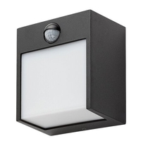 Умен външен LED аплик Balimo 12W с PIR сензор – модерно фасадно осветление