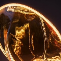 LED филаментна крушка G188, 4W, E27, 1800K, топло бяло, кехлибарено стъкло