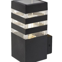 Елегантен външен аплик Ankara E27 – стилен антрацитен дизайн и IP44 защита