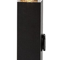 Градински стълб Ankara с вграден контакт – модерно външно осветление E27, IP44