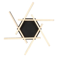 Модерен LED  плафон – черен и матирано златен метал, 40W, 3000K