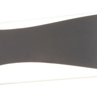 Минималистичен антрацитов LED аплик Birmingham 7W – модерно фасадно осветление с естествена светлина