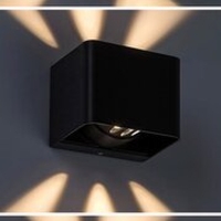 Компактен LED фасаден аплик Hallstatt 10W – стилен антрацит и топла светлина