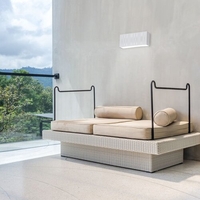 Минималистичен бял LED аплик Maribor 12W – стилно фасадно осветление с естествена светлина