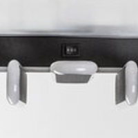 Модерен LED  плафон 46W с регулируема цветна температура – черен