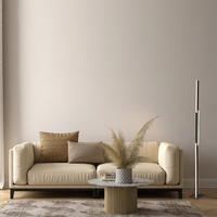 Модерен LED лампион 33W с регулиране на цветната температура – черен