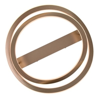 Модерен LED плафон 72W в матирано злато