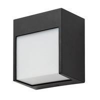 Модерен черен LED аплик Balimo 12W – елегантно фасадно осветление с естествена светлина