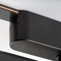 Смарт LED релсов спот – 9W, регулируема цветна температура 2700–5500K, Wi-Fi управление, черен алуминий